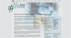 Desktop Screenshot of 99westdental.com