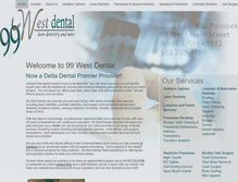 Tablet Screenshot of 99westdental.com